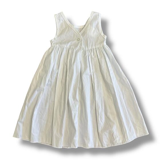 Little Things Mean a Lot White Cotton Day Slip Dress Infant 12 M Christening NWT - Picture 4 of 7